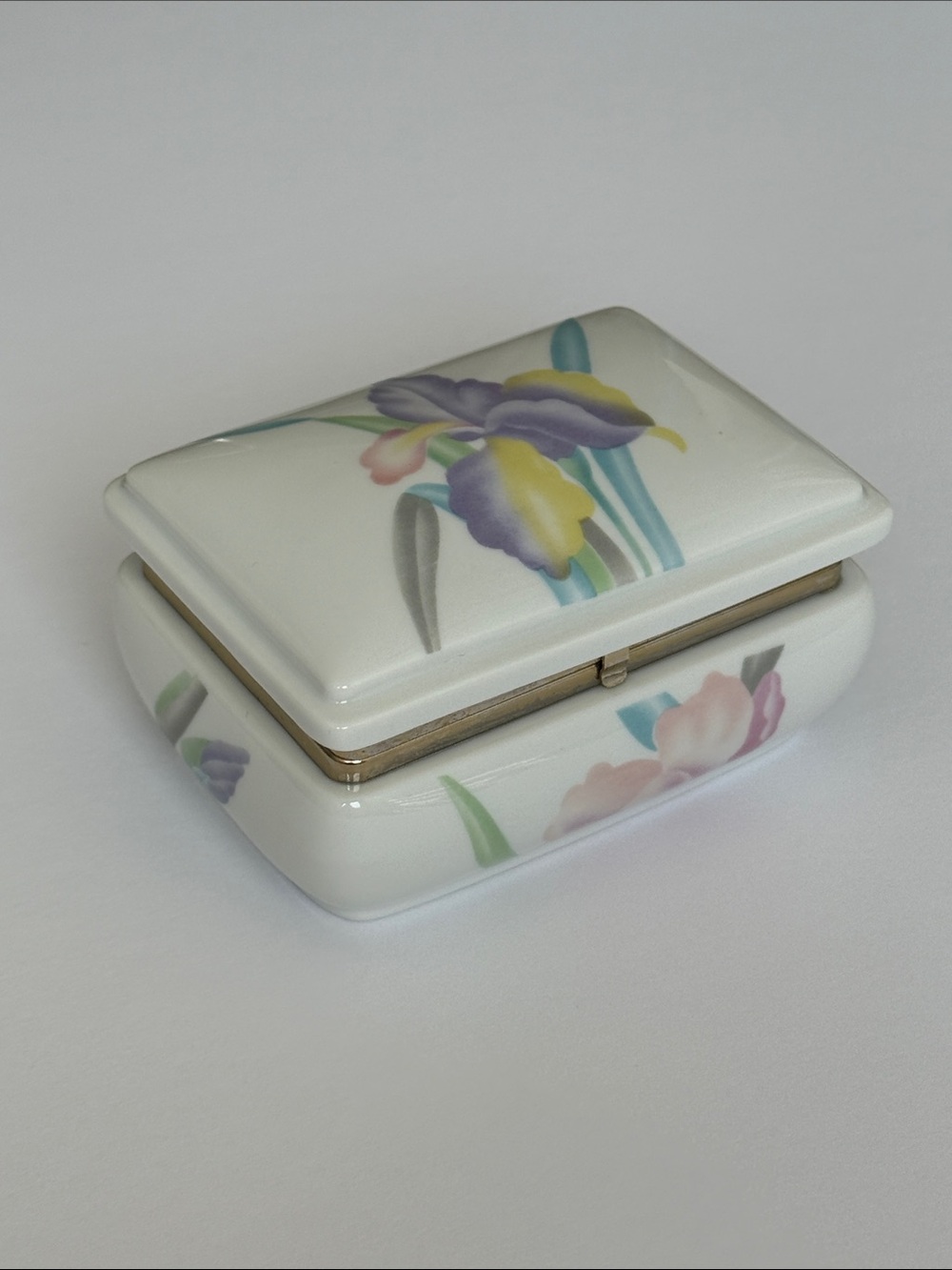 The Music Box Company Floral Ceramic Music Box